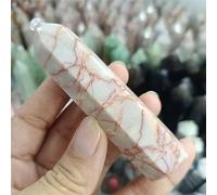 GHNQBAHID Red Mesh Stone Little Column Crystal Home Office Decoration Craft Gifts Ornaments (Size : 1pc) Gemstone Stone