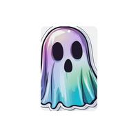 Ghost - Ambientadores para coche, color azul, verde, morado, 4 unidades, tarjetas perfumadas colgantes, tarjetas perfumadas para coche, tabletas de aromaterapia