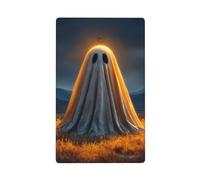 Ghost at Halloween Night - Placa de pared en blanco para interruptor de luz, decorativa, 1 banda para cocina, baño, tamaño 11,4 x 7 cm