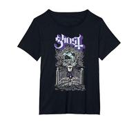 Ghost At The Gates Camiseta, Mujer Tallas Grandes, Negro, 5XL Grande