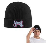 Ghost B.C. Band Cálida Gorra de Punto Moda Gorro de Gorro Otoño Invierno Outdoor Gorros de Aire Rojo para Hombres Mujeres Adultos