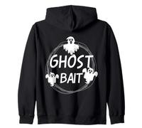 Ghost Bait Funny Paranormal Investigador Perezoso Halloween Sudadera con Capucha