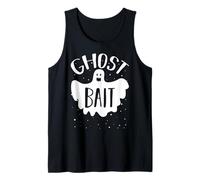 Ghost Bait Paranormal Investigador Divertido Perezoso Halloween Camiseta sin Mangas
