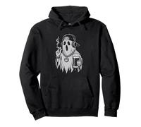 Ghost Beer Halloween Cigarette Hip Hop Hombres Mujeres Sudadera con Capucha