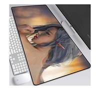 Ghost Blade Alfombrilla Raton Anime Gaming Mouse Pad XXL 800x300x3 mm,Impermeable con 3mm Base de Goma Antideslizante,Special-Textured Superficie para Ordenador, PC y Laptop, K