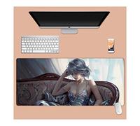 Ghost Blade XXL Anime Alfombrilla para ratón 900 x 400 mm - Speed Gaming Mousepad - Mouse Pad para Ordenador - 3mm Goma Antideslizante, para Gamers Ordenador, PC y Laptop, E
