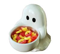 Ghost Candle Holder, Candlestick Figurine, Tabletop Display, 10x10x15cm, Holiday Decoration for Fireplace, Party, Kitchen, Apartment, and Hotel Apartments Farmhouses Festive Season