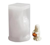 Ghost Candle Mold - Silicone Halloween Craft Supplies for Home Art School