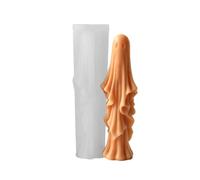 Ghost Candle Mould - 3D Silicone Halloween Shape For DIY Crafts