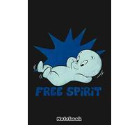 GHOST CASSPER THE FRIENDLY SPOOKY HORROR CARTOON 13 Notebook: Sketchbook, planner, journal, organiser, bullet journal, notebook _ 6x9 inches, 120 dotted pages