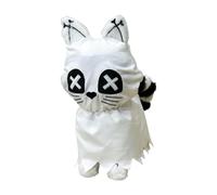 Ghost Cat Plush - 9.84 Inch Soft Halloween Animal Stuffed Toy