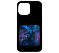 Ghost Cyberpunk Rider Motocicleta Motorista Synthwave Carcasa para iPhone 13 Pro MAX