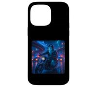 Ghost Cyberpunk Rider Motocicleta Motorista Synthwave Carcasa para iPhone 14 Pro MAX