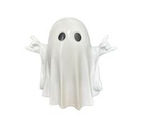 Ghost Decor, Halloween Figurines, 4.92x3.54x4.53 inches, Rock Ghost Ornament, Spooky Resin Decoration, Holiday Haunted Sculpture, for Table Fireplace Desk, Bookshelf Dorm Kitchen Party Display