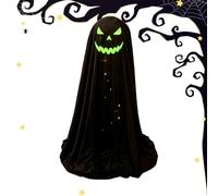 Ghost Decor, Spooky Scary Standing Halloween Decoration, Outdoor Indoor Ghost Prop For Front Door Porch Garden Yard Lawn Fireplace Mantel Home Party Haunted House Use Festive Seasonal Horror Decor