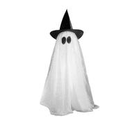 Ghost Decorations, Halloween Decor Ghost, Spooky Holiday Figurines, Compact Ghostly Display with LED String Lights, Ideal para outside, interiores , sala de estar, jardín, dormitorio y patio