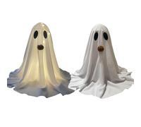 Ghost Decorations, Halloween Decor Lights, Built-in LED Iluminación, Cute Aesthetic Design for Interior, Outdoor, Home, Mantel, Fireplace Display, 19,68 a 23,62 pulgadas