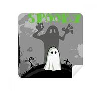Ghost Fear Halloween - Juego de 2 gafas de limpieza para limpiar la pantalla del teléfono y gamuza