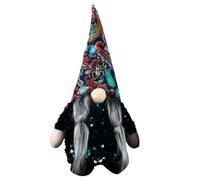 Ghost Festival Sequined Dwarf Doll | Halloween Gnomes Plush Faceless Doll | Ghost Festival Sequined Dwarf Doll Faceless Old Man Doll Gnome For Autumn Harvest Holiday Table Fireplace Decorations