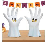 Ghost Figurine, Ghost Hand Small Figurines Desk Decor, Spooky Halloween Decorations, for Home Garden, Porch, Bedroom, Living Room, Bookshelf, Fireplace, Outdoor Party