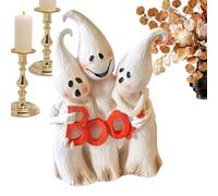 Ghost Figurine, Whimsical Spirit Statue, Playful Halloween Ornament for Desk Display, Windowsill Decor, Porch Accent, Bookshelf Setup, Bedroom Aesthetic, Haunted House Props, Holiday Party