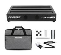 Ghost Fire - Pedalera de guitarra de aleación de aluminio, efecto de 2.6 libras, 16.9 x 12 pulgadas con bolsa de transporte, serie V (V-STANDARD 1.0)