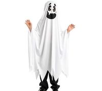 Ghost Ghost Cape Costume | Cosplay Ghosts Smile | Capas flexibles, ligeras y unisex | Disfraces Festivos Personalizados | Carnaval, Noches temáticas, festivales de disfraces