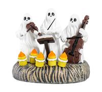 Ghost Halloween Figurine, Resin Ghost Statue, Spooky Tabletop Decoration