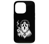 Ghost Halloween Music Cigarette Hip Hop Hombres Mujeres Carcasa para iPhone 13 Pro