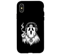 Ghost Halloween Music Cigarette Hip Hop Hombres Mujeres Carcasa para iPhone X/XS