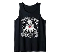 Ghost Halloween The Boo Crew Divertido Halloween Hombres Mujeres Niños Camiseta sin Mangas