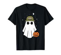 Ghost Halloween Zoo Keeper Calabaza Niños Niñas Niños Camiseta