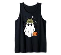 Ghost Halloween Zoo Keeper Calabaza Niños Niñas Niños Camiseta sin Mangas