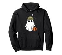 Ghost Halloween Zoo Keeper Calabaza Niños Niñas Niños Sudadera con Capucha