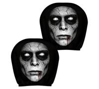 Ghost Headrest Covers | 2 piezas Halloween Scary Funny Washable | Halloween