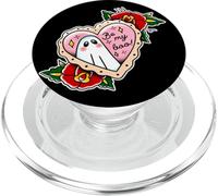 Ghost Heart Be My Boo Roses PopSockets PopGrip para MagSafe