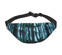 Ghost Hid Behind The Trees - Riñonera estampada para mujeres y hombres, riñonera con correa ajustable, riñonera para viajes, correr, senderismo, multicolor, Talla única, Mochilas con correa