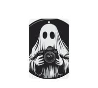 Ghost Holding A Video Camera - Ambientadores para coche, 4 unidades, tarjetas perfumadas colgantes, tarjetas perfumadas para coche, tabletas de aromaterapia