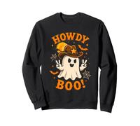 Ghost Howdy Boo Cowboy Disfraz Divertido de Halloween para Mujeres y Hombres Sudadera
