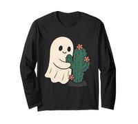 Ghost Hugs Cactus con Flores Manga Larga