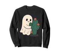 Ghost Hugs Cactus con Flores Sudadera