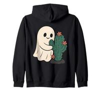 Ghost Hugs Cactus con Flores Sudadera con Capucha