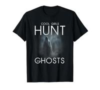 Ghost Hunting Girls Paranormal Investigador Mujeres Camiseta gráfica económica, Hombre, Negro, XL