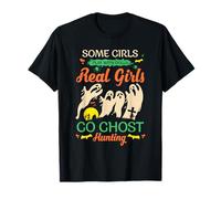 Ghost Hunting Girls Paranormal Investigador Real Ghost Hunter Camiseta