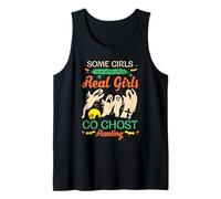 Ghost Hunting Girls Paranormal Investigador Real Ghost Hunter Camiseta sin Mangas