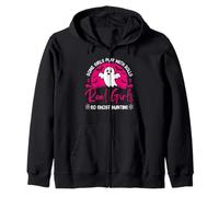 Ghost Hunting Girls Paranormal Investigador Real Ghost Hunter Sudadera con Capucha