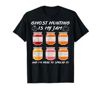 Ghost Hunting Is My Jam Divertido Juego de Palabras Espeluznante de Halloween Camiseta