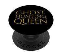 Ghost Hunting Queen Top Gear para Ghost Hunter Girls Women PopSockets PopGrip Adhesivo