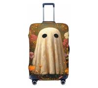 Ghost in The Flower Garden - Fundas elásticas para equipaje de viaje, a prueba de polvo, resistente a los arañazos, protector de maleta de 22 a 24 pulgadas