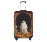 Ghost in The Flower Garden - Fundas elásticas para equipaje de viaje, a prueba de polvo, resistente a los arañazos, protector de maleta de 22 a 24 pulgadas